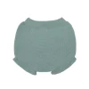Baby aquarelle green knit bloomer with ruffles