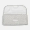 Baby diaper changer. Grey with stars