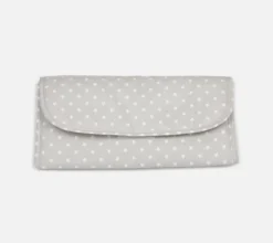 Baby diaper changer. Grey with stars