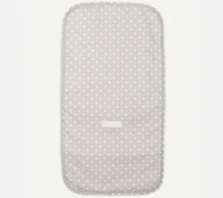 Baby diaper changer. Grey with stars