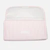 Baby diaper changer pink stripes