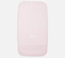 Baby diaper changer pink stripes