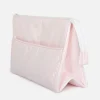 Baby toilet bag pink stripes