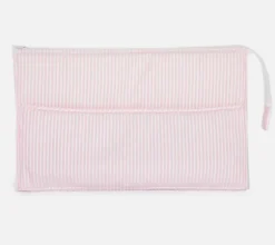 Baby toilet bag pink stripes