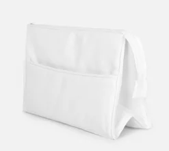 Baby toilet bag white pique