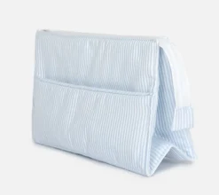 Baby toiletry. Blue stripes
