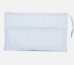 Baby toiletry. Blue stripes