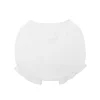 Baby white knit bloomer with ruffles