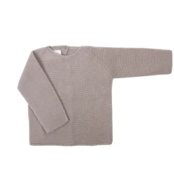 Beige thick knit sweater