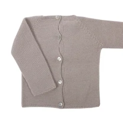 Beige thick knit sweater
