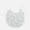 Bib on green print