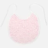 Bib on pink print