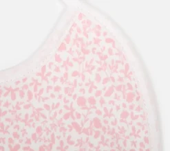 Bib on pink print