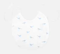 Blue birds bib