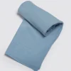 Blue knitted blanket