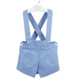 Blue short with braces