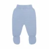 Blue thick knit leggings baby.