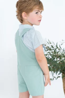 Green short romper