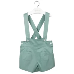 Green short with braces