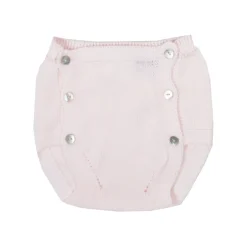 knitting pink baby bloomer