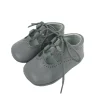 Lace up pram brogue shoes grey