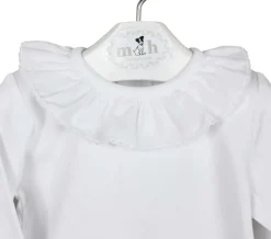Long sleeve t-shirt white stitch