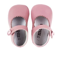 Mary Jane pram shoes pastel pink