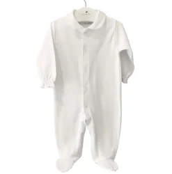 m&h sleepsuit in white