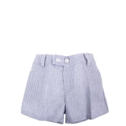 Navy blue stripes short
