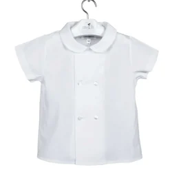Off-White shirt short sleeves double buttoning