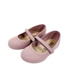 Pastel Pink Mary Jane Canvas Shoe