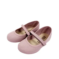 Pastel Pink Mary Jane Canvas Shoe