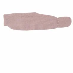 Pastel pink thick knit baby leggings