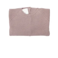 Pastel pink thick knit sweater