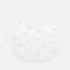 Pink birds bib