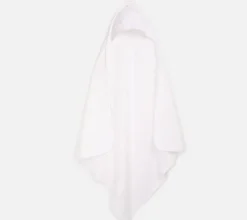 Pink birds hooded towel