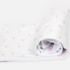 Pink birds pattern swaddle blanket
