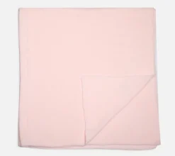 Pink knitted blanket