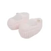 Pink Mary Jane baby knit shoes