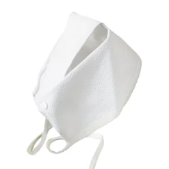 Piqué fabric baby bonnet