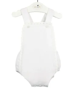 Piqué fabric romper