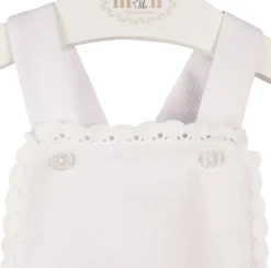 Piqué fabric romper