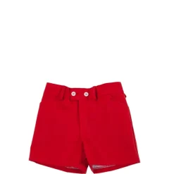 Red bermuda short
