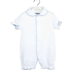 Short m&h sleep suit blue stitch
