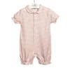 Short sleepsuit pink plaid