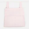 Stroller bag. Pink stripes