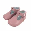 T-bar pram shoes pastel pink