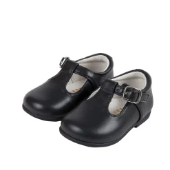 T-bar shoes navy blue