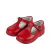 T-bar shoes red