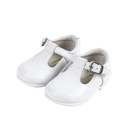 T-bar shoes white